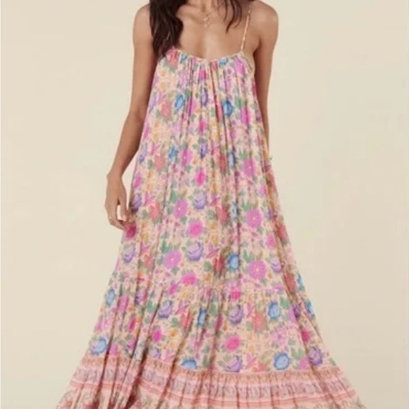 Spell Dresses & Skirts - Spell Mossy Strappy Maxi Dress